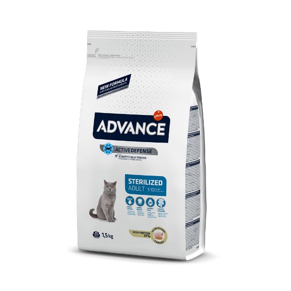 Advance Hindili Kısır Kedi Maması 1.5 kg