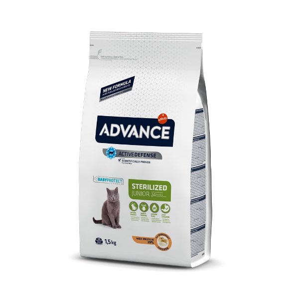 Advance Tavuklu Yavru Kısır Kedi Maması 1.5 kg