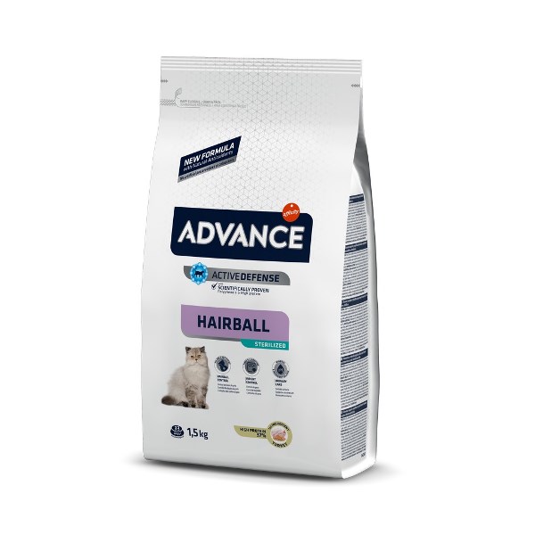 Advance Hairball Hindili Kısır Kedi Maması 1.5 kg