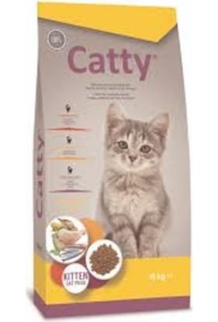 Catty Tavuklu Yavru Kedi Maması 15 kg