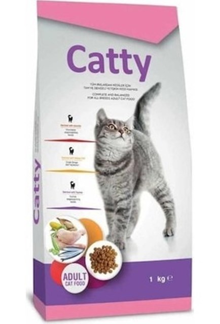 Catty Tavuklu Yetişkin Kedi Maması 1 kg