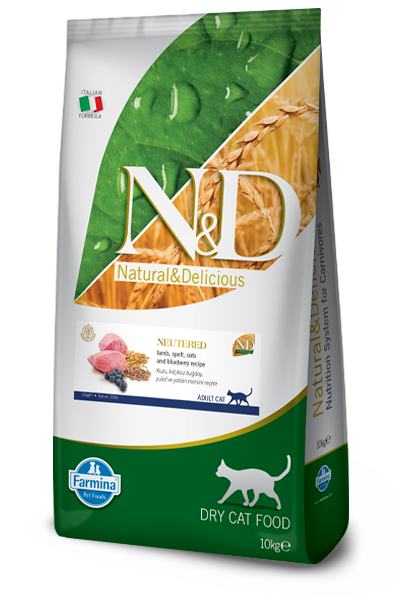 N&D Ancestral Grain Neutered Kuzu Etli Yetişkin Kedi Maması 10 Kg