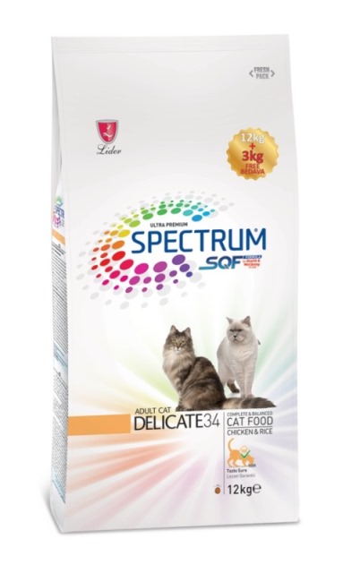 SPECTRUM DELİCATE 34 YETİŞKİN KEDİ MAMASI 12 KG