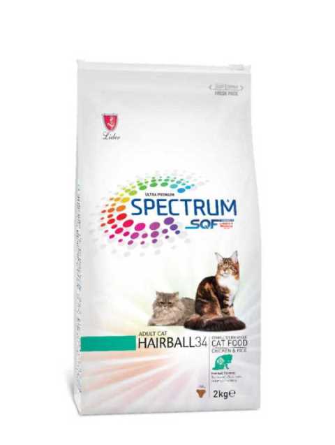 SPECTRUM HAIRBALL 34 YETİŞKİN KEDİ MAMASI 2 KG