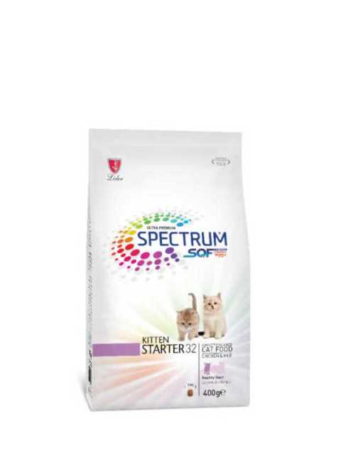 SPECTRUM STARTER SÜTTEN KESİLMİŞ YAVRU KEDİ MAMASI 400+400 GR