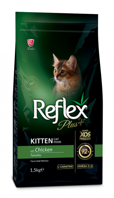 REFLEX PLUS TAVUKLU YAVRU KEDİ MAMASI 1,5 KG