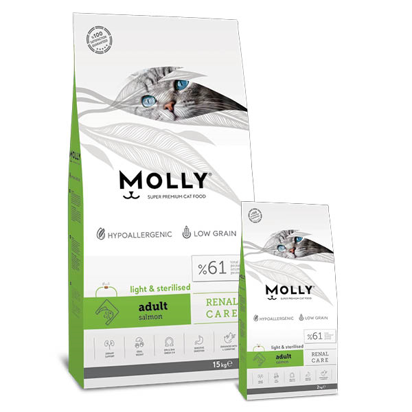 Molly Kısırlaştırılmış Somonlu Böbrek Hassasiyeti 2 Kg