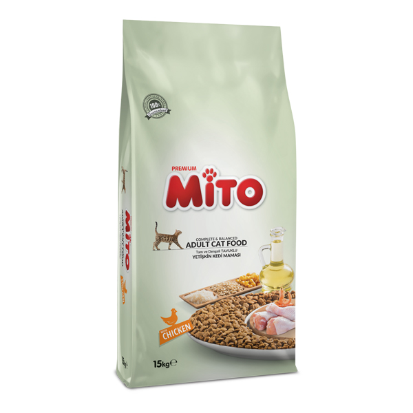 Mito Tavuklu Yetişkin Kedi Maması 1 Kg