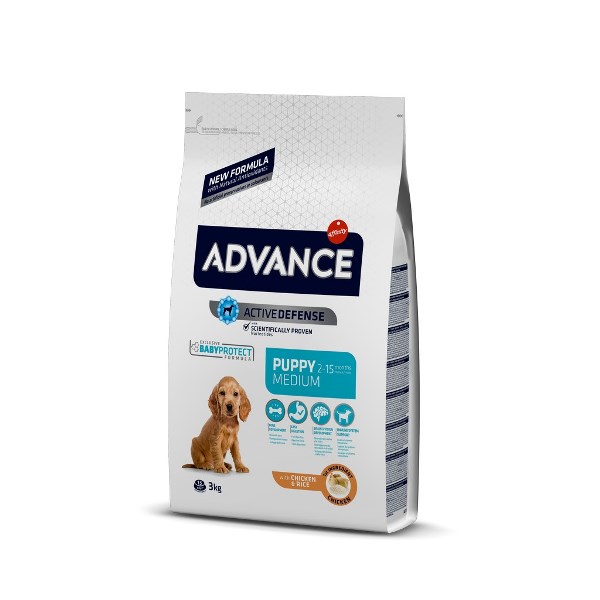 Advance Tavuklu Orta Irk Yavru Köpek Maması 3 kg