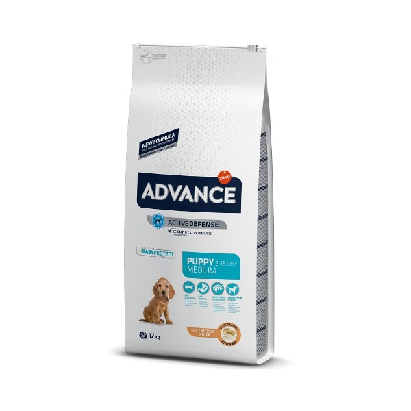 Advance Tavuklu Orta Irk Yavru Köpek Maması 12 kg