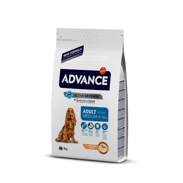 Advance Tavuklu Orta Irk Yetişkin Köpek Maması 3 kg