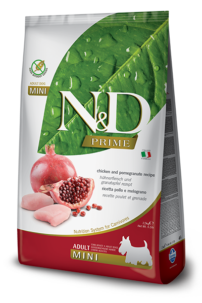 N&D Prime Tavuklu Mini Irk Yetişkin Köpek Maması 2.5 kg