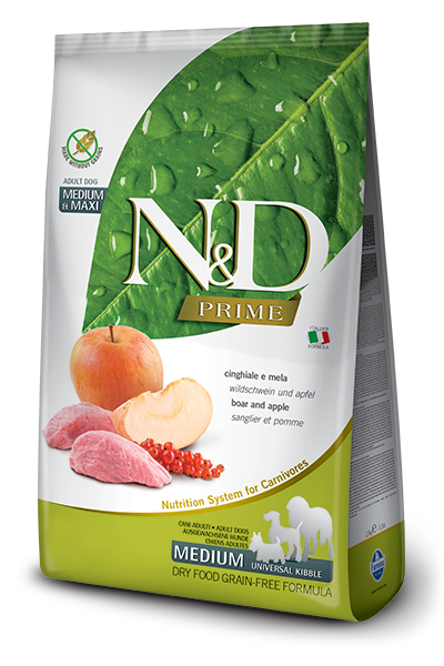 N&D Prime Adult Domuz Etli Orta ve Büyük Irk Yetişkin Köpek Maması 2.5 Kg