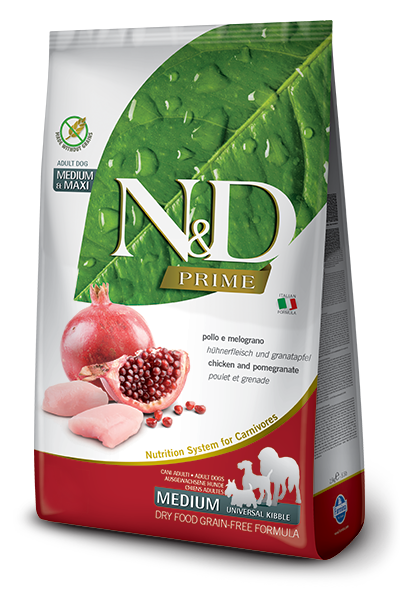 N&D Prime Tavuklu Orta ve Büyük Irk Yetişkin Köpek Maması 2.5 kg