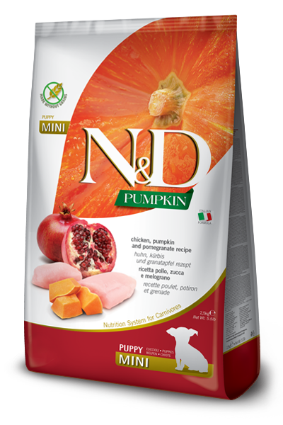 N&D Pumpkin Tavuklu Mini Irk Yavru Köpek Maması 2.5 kg