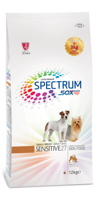 SPECTRUM SENSITIVE 27 KÜÇÜK IRK YETİŞKİN KÖPEK MAMASI 12 KG