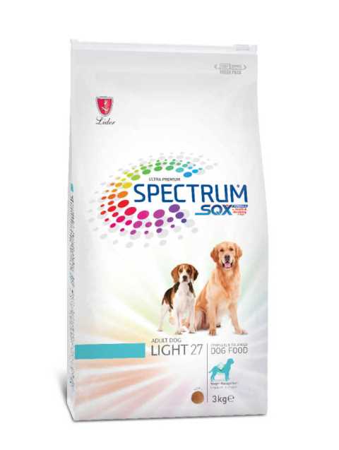 SPECTRUM LIGHT 27 YETİŞKİN KÖPEK MAMASI 3 KG