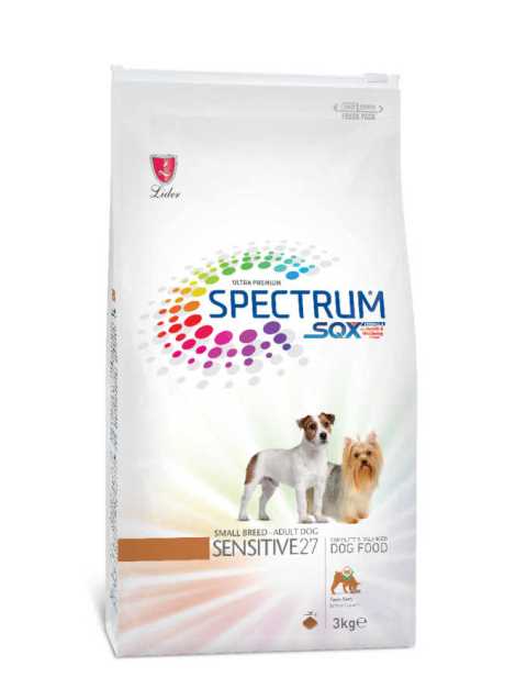 SPECTRUM SENSITIVE 27 KÜÇÜK IRK YETİŞKİN KÖPEK MAMASI 3 KG