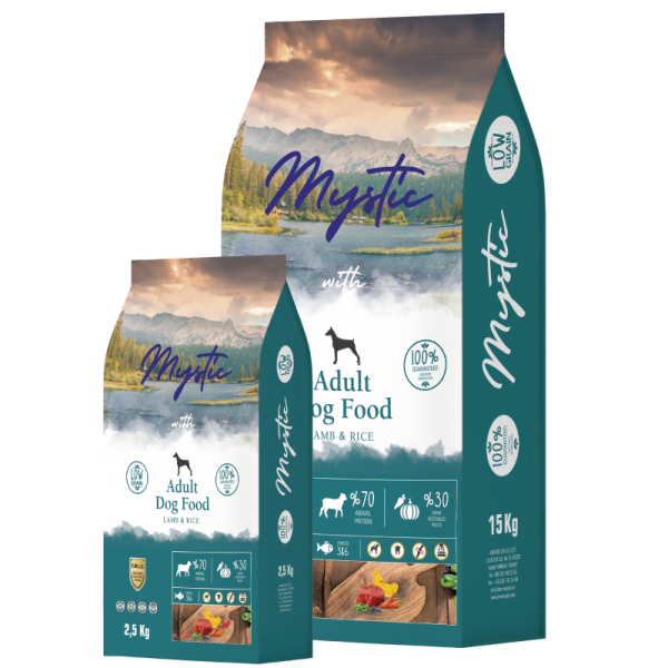 Mystic Kuzu Etli Yetişkin Köpek Maması 2.5 kg