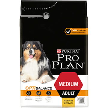 PRO PLAN® Medium Adult OPTIBALANCE™ Zengin Tavuk Eti İçeriği