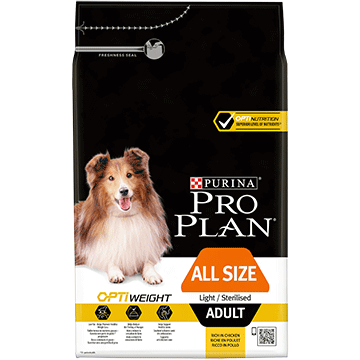 PRO PLAN® All Sizes Adult Light/Sterilised OPTIWEIGHT® Zengin Tavuk Eti İçeriği