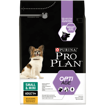 PURINA® PRO PLAN® Small & Mini Adult 9+ OPTIAGE® Zengin Tavuk Eti İçeriği