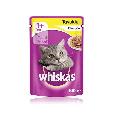 WHISKAS® Tavuklu Jöleli Yaş Mama 100 g