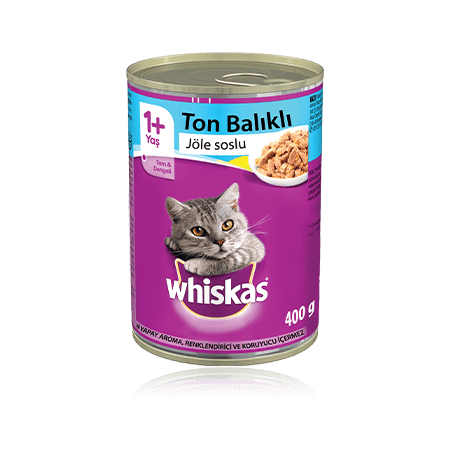 WHISKAS® Ton Balıklı- Jöle İçinde - Konserve Mama 400 g