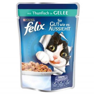 Felix Pouch Ton Balıklı Yaş Kedi Maması 100 Gr