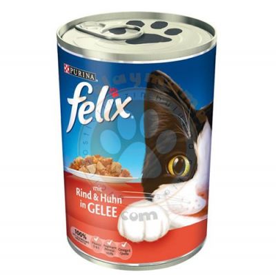 Felix Sığır Etli ve Tavuklu Kedi Konservesi 400 Gr