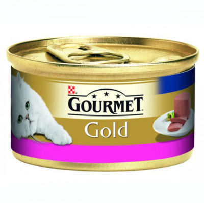 Gourmet Gold Kıyılmış Sığır Etli Kedi Maması 85 Gr