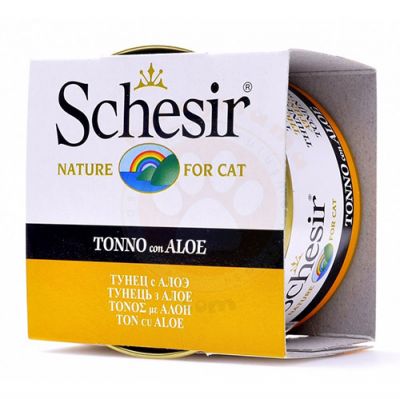 Schesir Ton Balığı Aloe Vera Bitki Özlü Kedi Konservesi 85 Gr