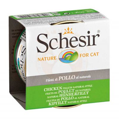 Schesir Tavuk Fileto Soslu Kedi Konservesi 85 Gr