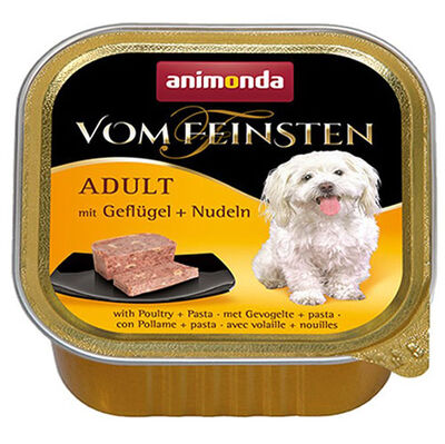 Animonda Vom Feinsten Kümes Hayvanı Makarna Köpek Yaş Maması 150 Gr