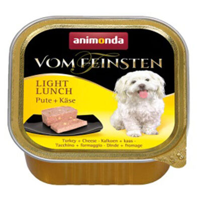 Animonda Vom Feinsten Light Hindi Eti ve Peynirli Köpek Yaş Maması 150 Gr