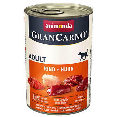 Animonda Gran Carno Sığır ve Tavuk Etli Köpek Konservesi 400 Gr