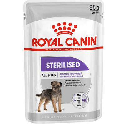 Royal Canin Pouch Sterilised Adult Tüm Irklar İçin Kısırlaştırılmış Köpek Yaş Maması 85 Gr