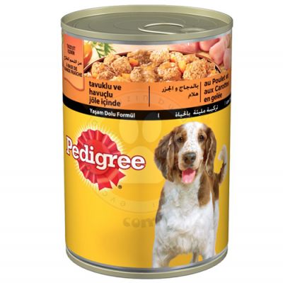 Pedigree Tavuk Etli Jöleli Konserve Köpek Maması 400 Gr