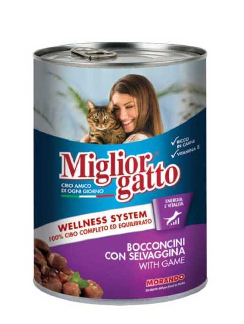 MIGLIOR GATTO AV HAYVANLI KONSERVE YETİŞKİN KEDİ MAMASI 405 G