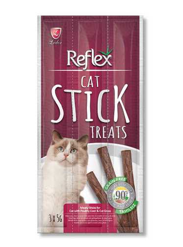 REFLEX KEDİ ÖDÜL STICKS KÜMES HAYVANI & CİĞER 3x5 GR