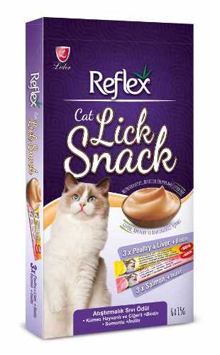 REFLEX KEDİ SIVI ÖDÜL LICK SNACK 8x10 GR