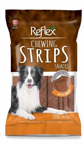 REFLEX ŞERİT ŞEKLİNDE BİFTEKLİ ÇİĞNEMELİK KÖPEK ÖDÜL MAMASI 200 GR