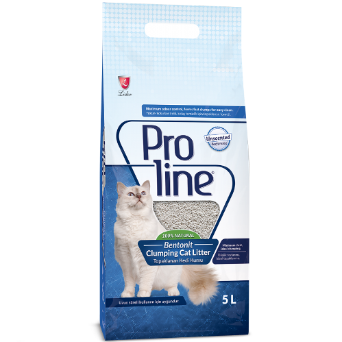 PROLINE BENTONİT KEDİ KUMU (PARFÜMSÜZ) 5 LT