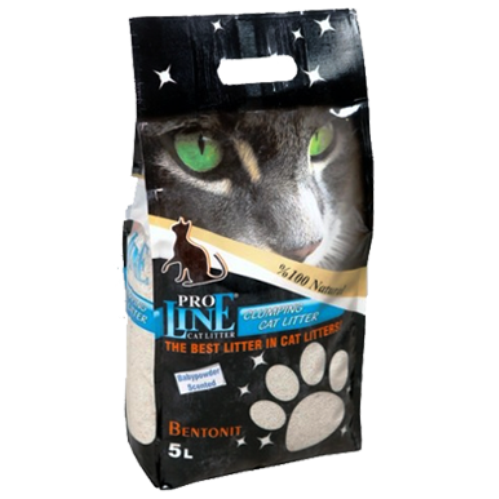 PROLINE BENTONİT KEDİ KUMU STANDART 5 LT