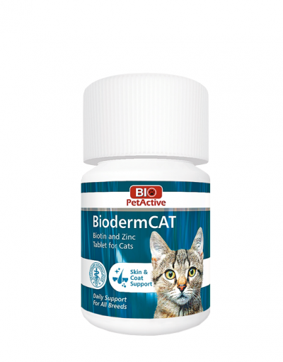 BiodermCAT | Kediler İçin Biotin ve Çinko Tableti