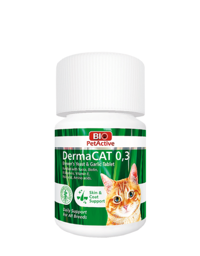 DermaCAT 0,3 | Kediler İçin Bira Mayası Tableti