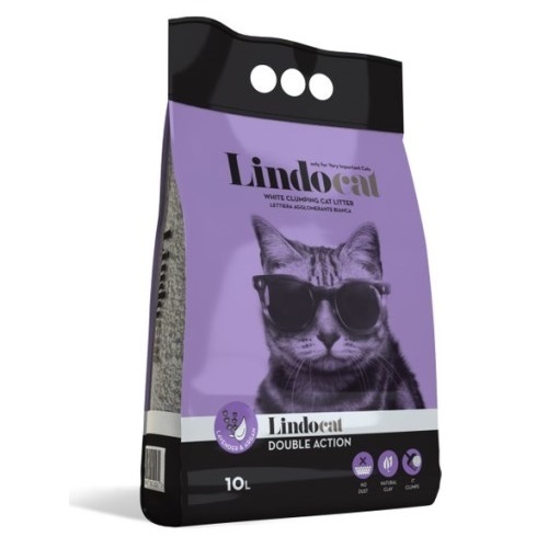 LINDO CAT LAVANTA KOKULU İNCE TANELİ KEDİ KUMU 10 LT