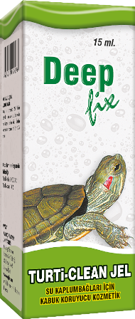 Turti Clean Jel - Su Kaplumbağaları İçin Kabuk Koruyucu Jel Kutu 15 ml