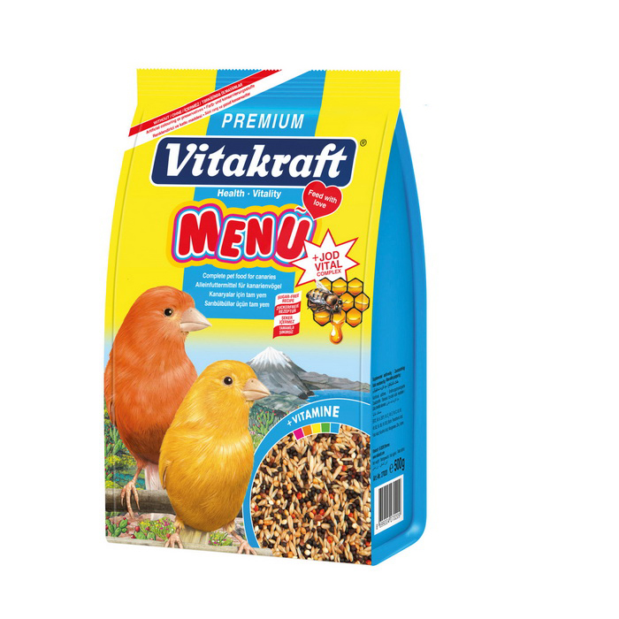 Vitakraft Menu + Jod Vıtal Complex – Premium Kanarya Yemi 500 g