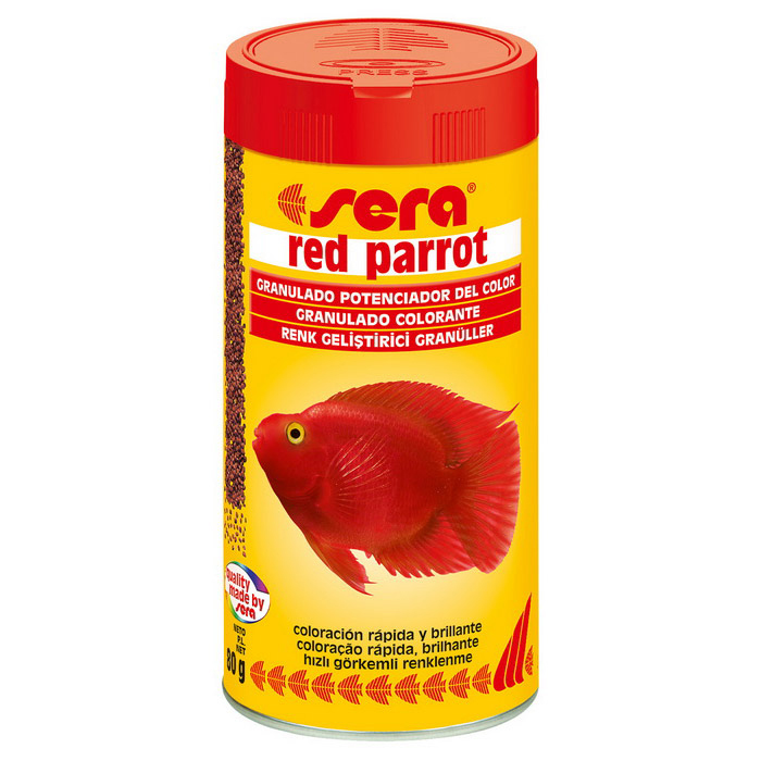 Sera Red Parrot Granül Balık Yemi 250 ml